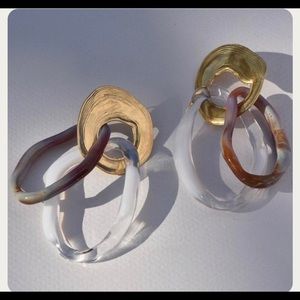 Leigh Miller Triple Glass Hoop Earrings - sold out